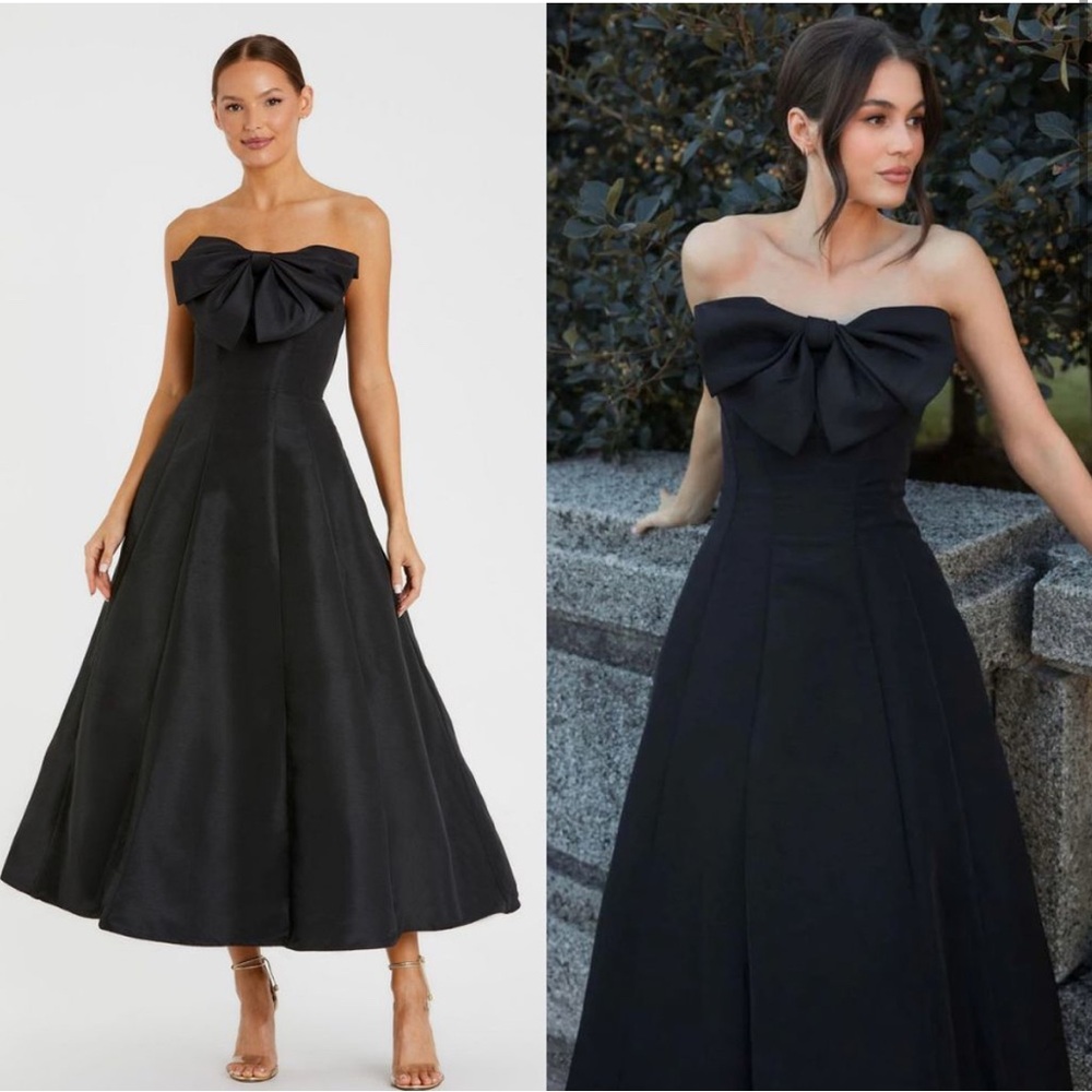 Final Price $150 - Mac Duggal Black Strapless Dress